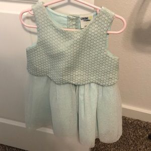 Girls 3t teal & gold dress by OshKosh